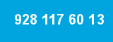 928 117 60 13